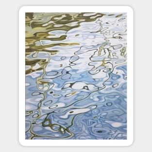 Lake Story - water painting Sticker